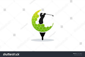 Golf Logo Designs Concept Vector Silhouette Stock Vector (Royalty Free) 1034130025 | Shutterstock