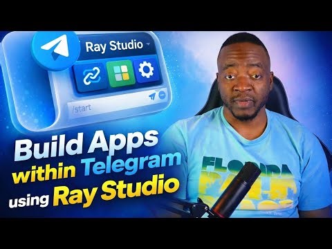 Build Apps within Telegram using Ray Studio