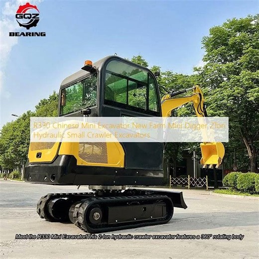 R330 Chinese Mini Excavator New Farm Mini Digger 2Ton Hydraulic Small Crawler Excavators