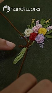 13K views · 731 reactions | Amazing Flower Embroidery Trick! | HandiWorks | Facebook