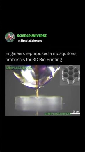 Mosquito Needle As Micro 3D Printing Tech😧 #science #shorts #trend