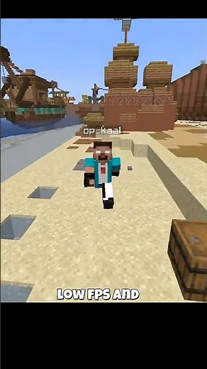 FPS BOOST | Fabulously Optimized Modpack | lag fixing mods #minecraft shorts# insane fps # op_kaal