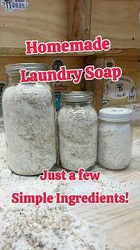 Make your own Laundry Soap! #justsoaps #soap #laundry #diy