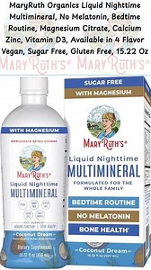 MaryRuth Organics Liquid Nighttime Multimineral