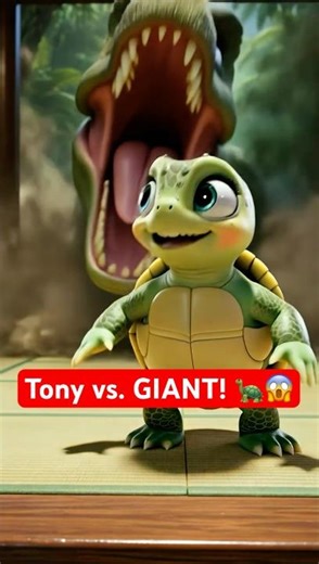 Master Turtle vs. T-Rex! 🦖🐢