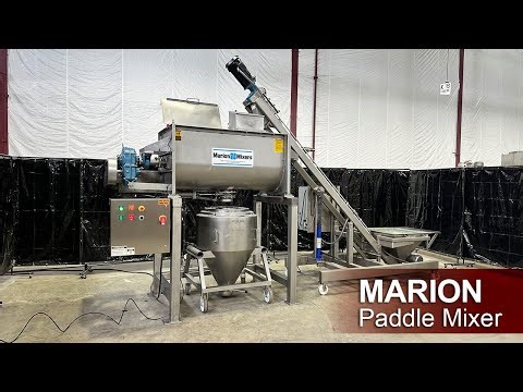 Marion Paddle Mixer S.S. 25FT³ | Demo