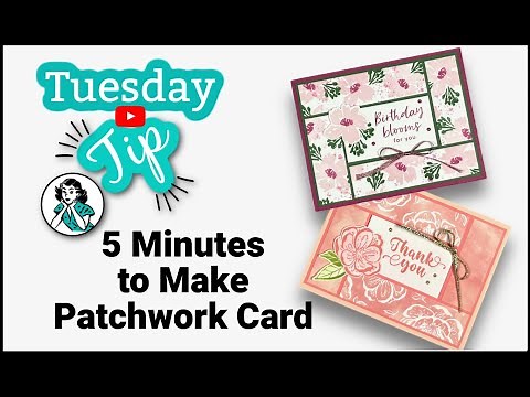 Patchwork Border Card: A Lovely Technique For Quick Card Making