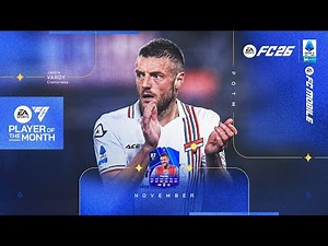 Best of Jamie Vardy | EA Sports FC Player of the Month: November 2025 | Serie A 2025/26