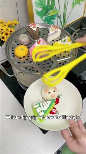 2-in-1 Egg Whisk and Food Clip | Must-Have Kitchen Gadget 2026