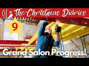 🎄RENOVATION UPDATE: What's Been Happening in the Chateau's Grand Salon? 🎄