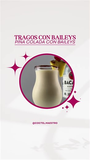 ¿Te imaginás una piña colada con Baileys? 🍍🥃 Sí, existe… y es una bomba tropical con textura cremosa y sabor brutal. Ideal para días de calor o para sorprender con algo distinto. 📋 Ingredientes: • 3 oz de jugo de piña • 3 oz de crema de coco • 1.5 oz de ron blanco • 1.5 oz de Baileys • Hielo Licuás todo y servís. Fácil, rápido y riquísimo. 📘 Tengo 150 recetas como esta en mi ebook con 4 BONOS GRATIS y al 50% solo por HOY. Tocá el link de mi perfil o comentá “CÓCTEL” y te paso el link directo