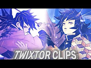 Giyu Tomioka Manga Animation Twixtor 4K I Clips For Edits I Demon Slayer Infinity Castle