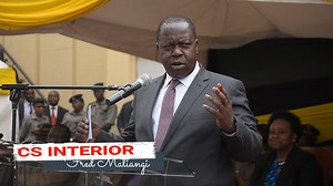 CS Dr. Fred Matiang'i has pledged more funds to support Kenya’s sports personalities. He said he'll work closely with Ministry of Sports to build a thriving sports culture. He made the comments when he officially saw off the Kenya Prison Men's Volleyball Team to Cairo, Egypt. | Ministry of Interior and National Administration | Facebook