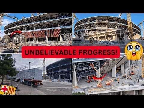 Camp Nou Weekly Update | Massive Slat Progress & Structural Milestones
