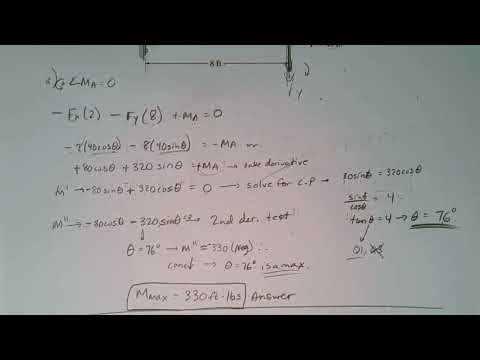 Statics - Scalar and vector moments (Video 2)