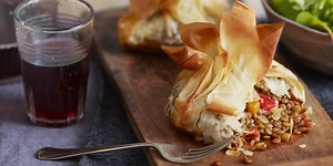 Lamb and Lentil Filo Parcels Recipe
