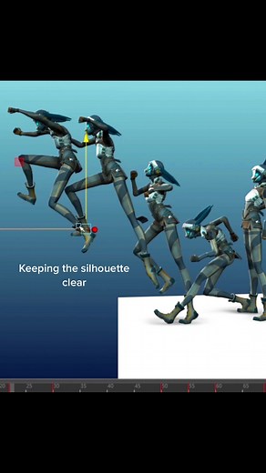 Jump Animation Time Lapse in Maya