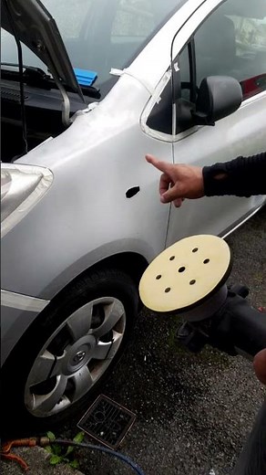 How to Sand Spot Spray Prep repair deep scratches |Toyota Yaris
