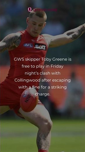Humphrey cops two-match AFL ban, Toby Greene fined