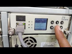How to change DC Low Voltage ZTE Rectifier | LLVD Setting
