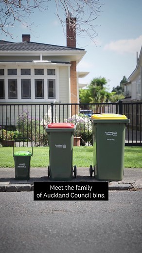 Not sure which bin to use or what to put in it? We’ve got you. Here’s your quick crash course on our rubbish, recycling and food scrap bins — because adulting shouldn’t be this confusing. 😅 ℹ️ Find out more via 🔗 in bio. #Auckland #Bins #Rubbish #Recycling #ZeroWaste
