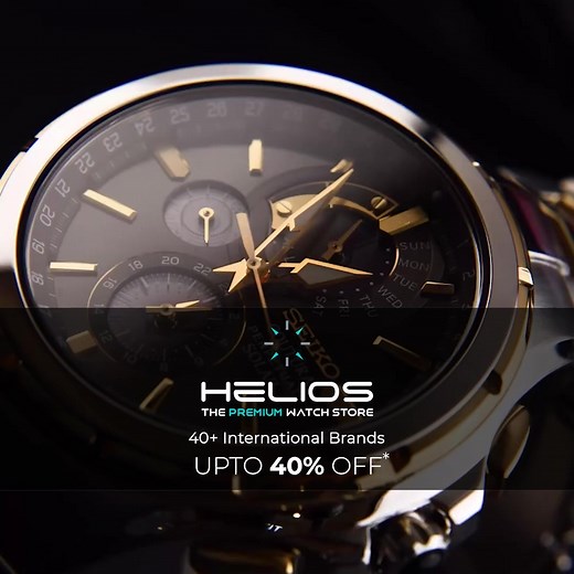 Helios brings you iconic styles from the world’s best watch brands ⌚ Explore 🛍️ Add to cart 🧾 Elevate your look ✨ | Helios - The Watch Store