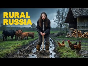 Daily Routine of a Country Girl in a SIBERIAN VILLAGE🐓Morning to Night Rural Lifestyle in Russia🪆