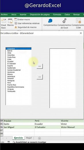 De ListBox A ListBox #vba #tutorial #excel #listbox