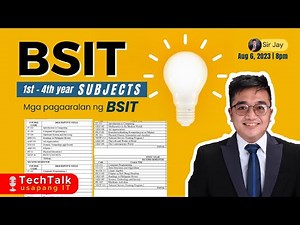 BSIT 1st-4th Year Subjects