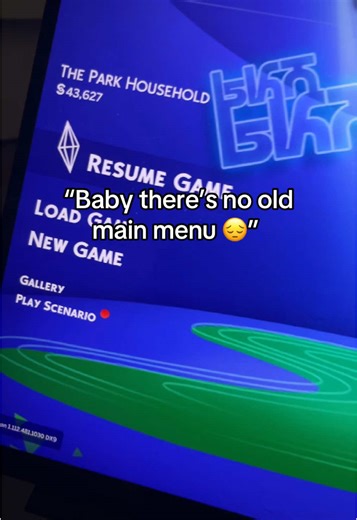 La nostalgia del viejo menú de The Sims 4