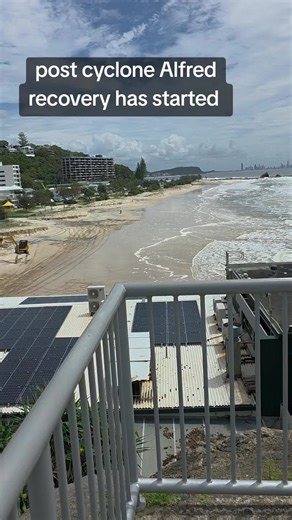 Gold Coast Beach After Cyclone Alfred Recovery | Vikings Carpark