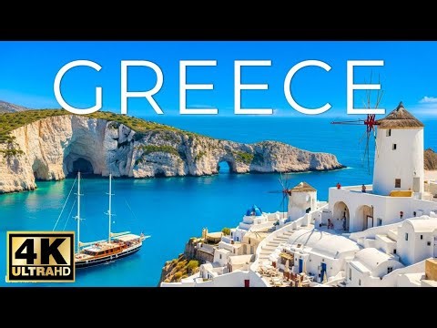Greece 4K: Relaxing Nature, Culture & Coastal Beauty | Stress Relief Film 🇬🇷 #epicdestination