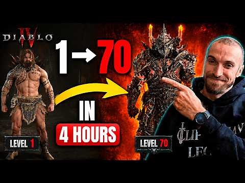 I Leveled From 1-70 In Just 4 Hours For Diablo 4 Season 14 Prep!