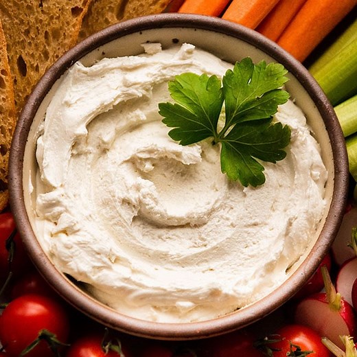 Easy Whipped Goat Cheese (Video)