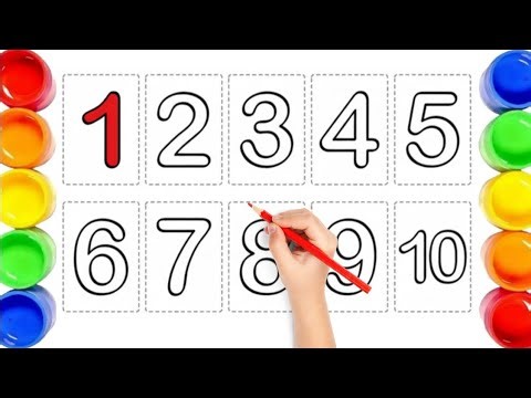 Numbers 1 to 100 & Counting 1 to 10 | 1 se 100 tak Ginti | Phonics Sounds, 123 | Kids Learning Video