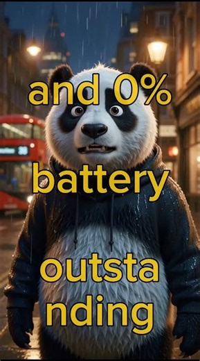 Checking London Rent Prices in the Rain 🌧️ | Panda in UK #Shorts