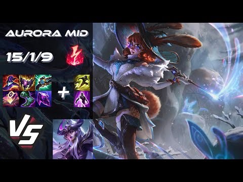 MID Aurora vs Syndra - NA Challenger Patch 25.20