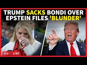 Trump DUMPS AG Pam Bondi After Epstein Secrets 'LEAKED', Huge Shake-Up SHOCKS GOP | Watch