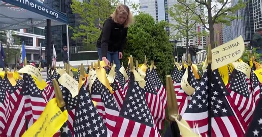 Hundreds gather to place thousands of flags honoring fallen heroes in Boston