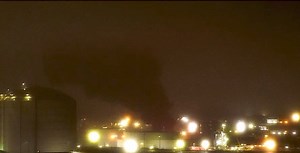 #Breaking: Crews are working to extinguish a fire at a scrap metal yard in Providence. Here’s a look at the smoke from our Kettle Point camera. | WPRI 12