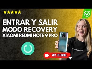 ¿Cómo ENTRAR y SALIR del modo RECOVERY del Redmi Note 9 Pro? | ✅Recupera el acceso fácil ⚠