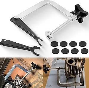 23300 Small Engine Valve Spring Compressor,Fit for Briggs and Stratton, Clinton, Harley-Davidson & More Springs 3/4" to 1-1/16", Two Jaw Sizes-23360 Large Jaw and 23370 Small Jaw