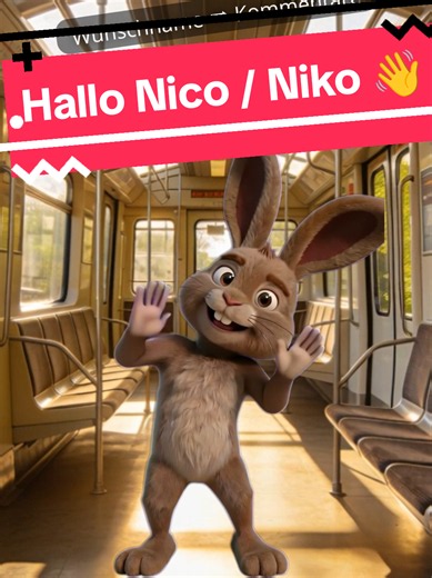 Der Gruß für Nico / Niko! ➡️ Markieren oder teilen 👍 Nico, Niko, jemand denkt an dich und grüßt dich 😊👋 Nach und nach werde ich dieses Grußvideo für immer mehr Namen machen. Schreib mir deinen Wunschnamen in die Kommentare 👍 Der Osterhase hat seinen Korb abgelegt und grüßt für dich mit der Melodie meines Osterlieds deine Freunde, Schwester, Bruder, Mama, Papa, wen ihr wollt! Die Musik ist komplett ohne KI gemacht! #grüße #grüsse #Nico #Osterhase #fürdich