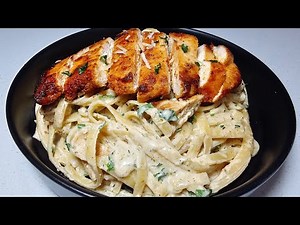 Chicken Alfredo Fettuccine Pasta| Recipe