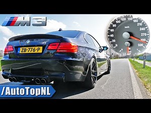 BMW M3 E92 *STRAIGHT PIPED* SOUND & 300km/h ACCELERATION by AutoTopNL