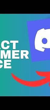 How to contact the customer service in the Discord app?