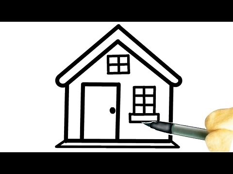 House 🏡 House Coloring | Coloring a Cute House | Easy House Coloring for Kids