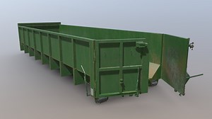 big green trash container - Download Free 3D model by YouniqueĪdeaStudio (@sinnervoncrawsz)