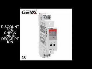 GEYA GRT8-X Digital Display Multifunction Timer Relay with 20 Function AC230V or AC/DC12V-240V 0.1S