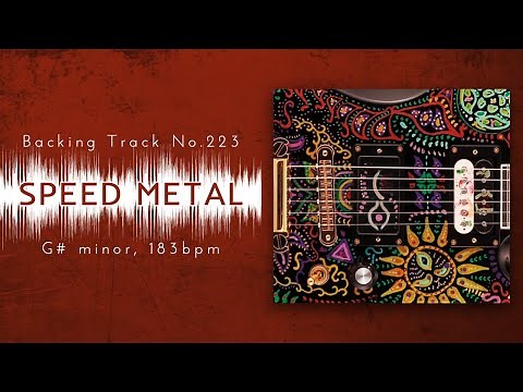 Melodic Speed Metal Backing Track in G♯m | BT-223